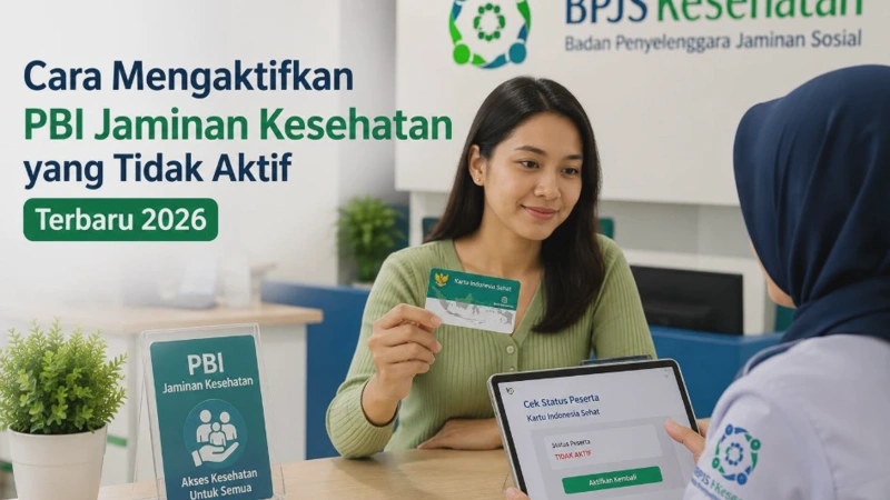 Cara Mengaktifkan PBI Jaminan Kesehatan yang Tidak Aktif Terbaru 2026