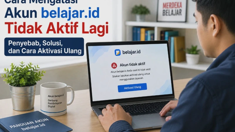 Cara Mengatasi Akun belajar.id Tidak Aktif Lagi, Penyebab, Solusi, dan Cara Aktivasi Ulang
