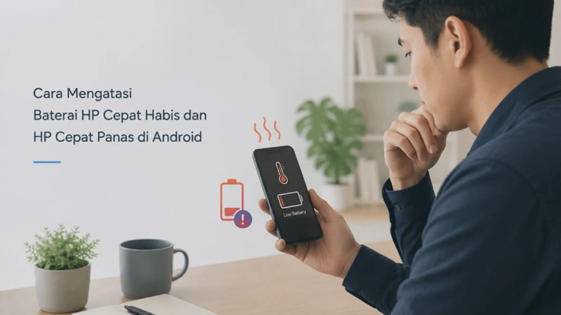 Cara Mengatasi Baterai HP Cepat Habis dan HP Cepat Panas di Android