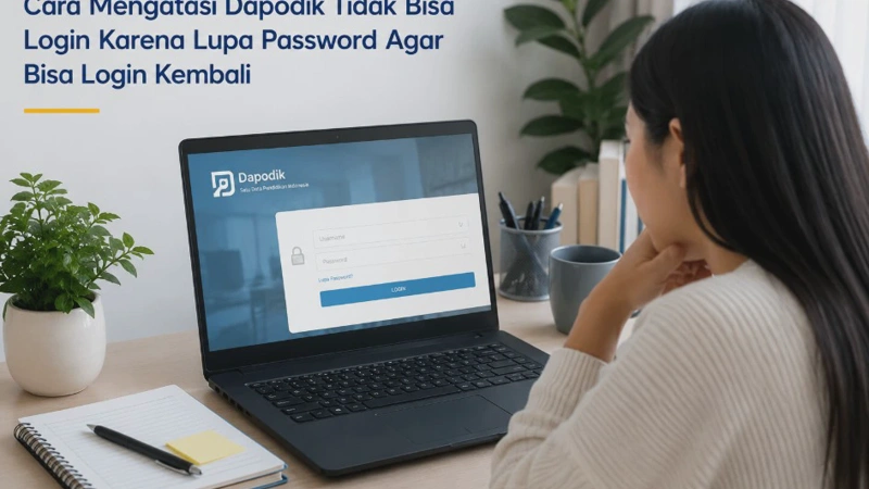 Cara Mengatasi Dapodik Tidak Bisa Login Karena Lupa Password Agar Bisa Login Kembali