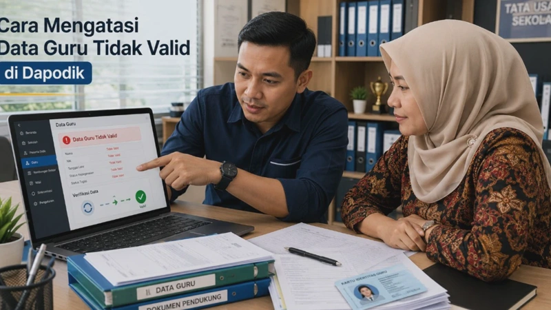 Cara Mengatasi Data Guru Tidak Valid di Dapodik Terbaru 2026