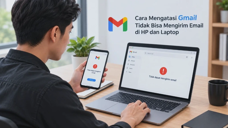Cara Mengatasi Gmail Tidak Bisa Mengirim Email di HP dan Laptop