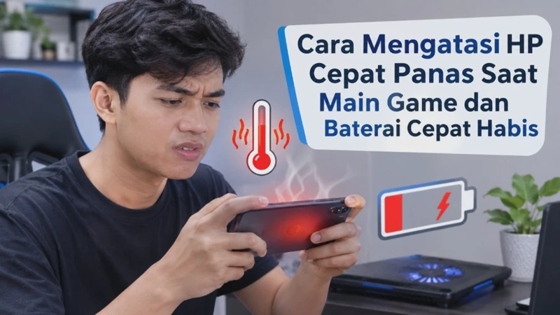 Cara Mengatasi HP Cepat Panas Saat Main Game dan Baterai Cepat Habis
