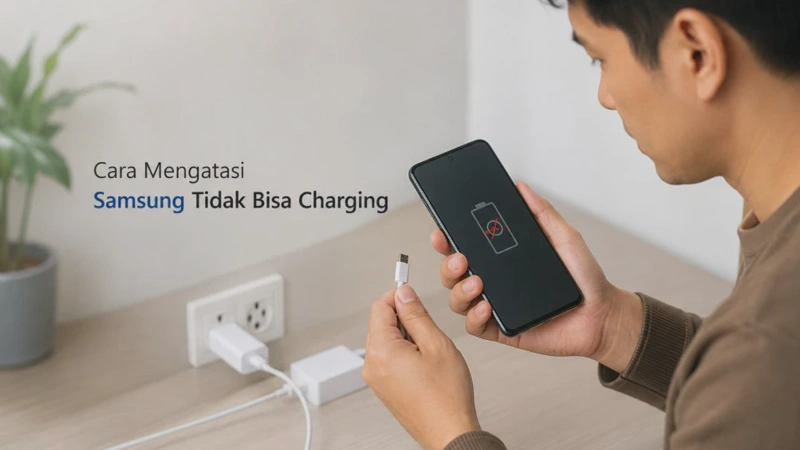 Cara Mengatasi HP Samsung Tidak Bisa Di Charger Padahal Baterai Masih Normal