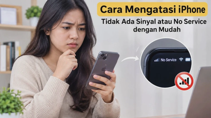 Cara Mengatasi iPhone Tidak Ada Sinyal atau No Service dengan Mudah