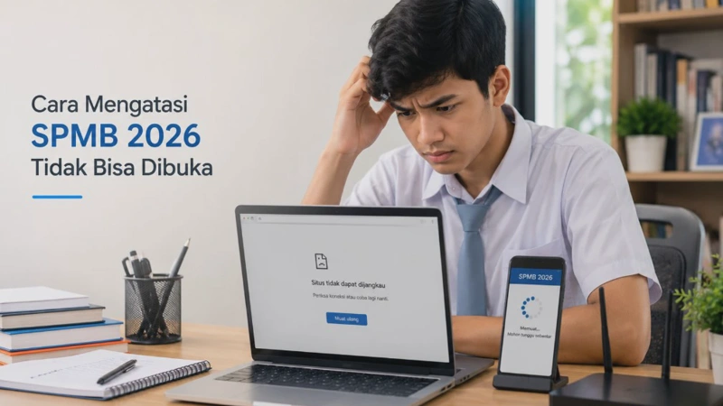 Cara Mengatasi Link SPMB Tidak Bisa Dibuka Tahun 2026