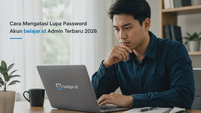 Cara Mengatasi Lupa Password Akun belajar.id Admin Terbaru 2026