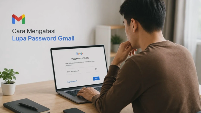 Cara Mengatasi Lupa Password Gmail Tanpa Nomor HP