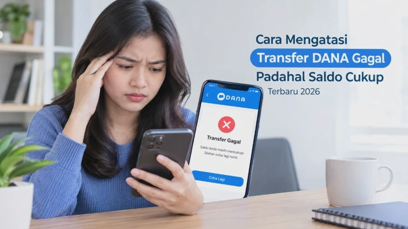 Cara Mengatasi Transfer DANA Gagal Padahal Saldo Cukup Terbaru 2026