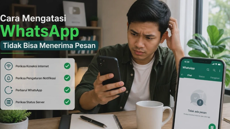 Cara Mengatasi Whatsapp Tidak Bisa Menerima Pesan dan Mengirim Pesan