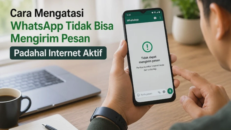 Cara Mengatasi WhatsApp Tidak Bisa Mengirim Pesan Padahal Internet Aktif