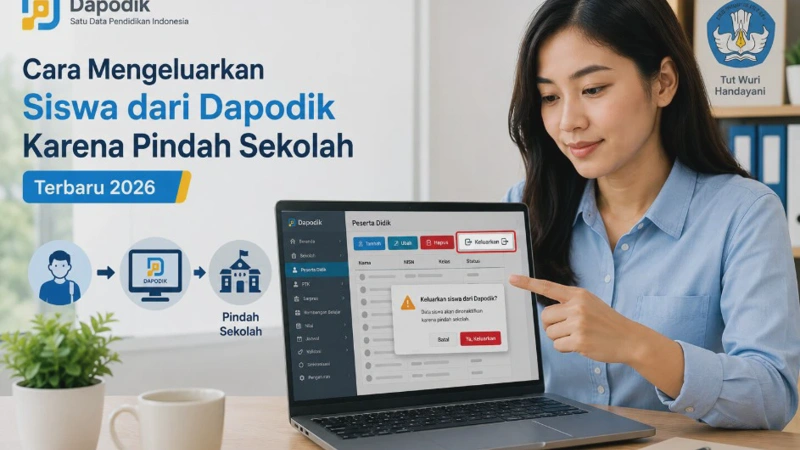 Cara Mengeluarkan Siswa dari Dapodik Karena Pindah Sekolah Terbaru 2026