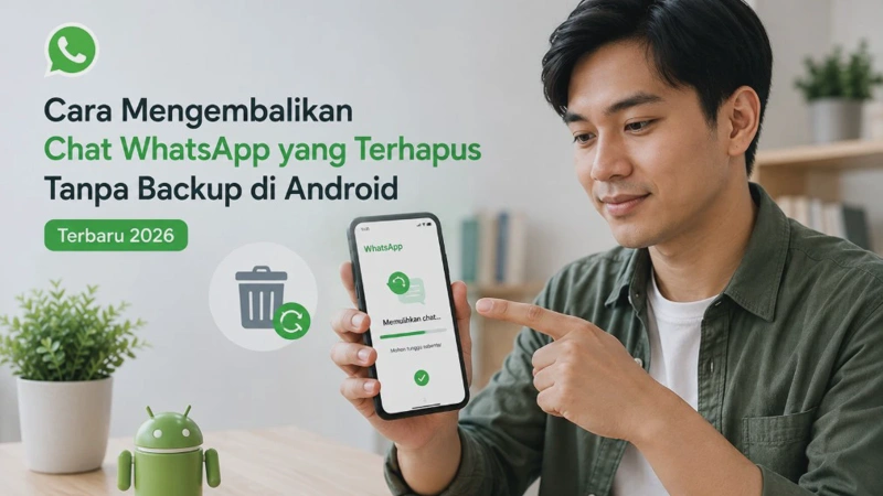 Cara Mengembalikan Chat WhatsApp yang Terhapus Tanpa Backup di Android Terbaru 2026