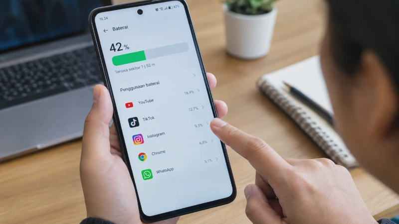Cara Mengetahui Aplikasi yang Menguras Baterai di Hp Android Dengan Mudah