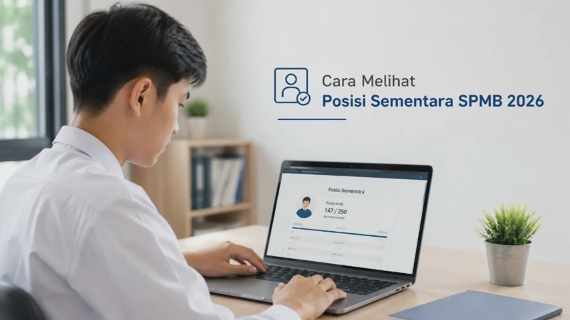 Cara Mengetahui Posisi Sementara SPMB 2026 Sebelum Pengumuman
