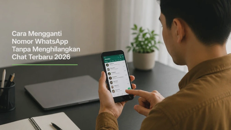 Cara Mengganti Nomor WhatsApp Tanpa Menghilangkan Chat Terbaru 2026