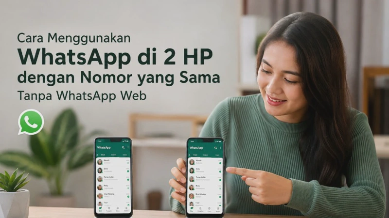 Cara Menggunakan WhatsApp di 2 HP dengan Nomor yang Sama Tanpa WhatsApp Web