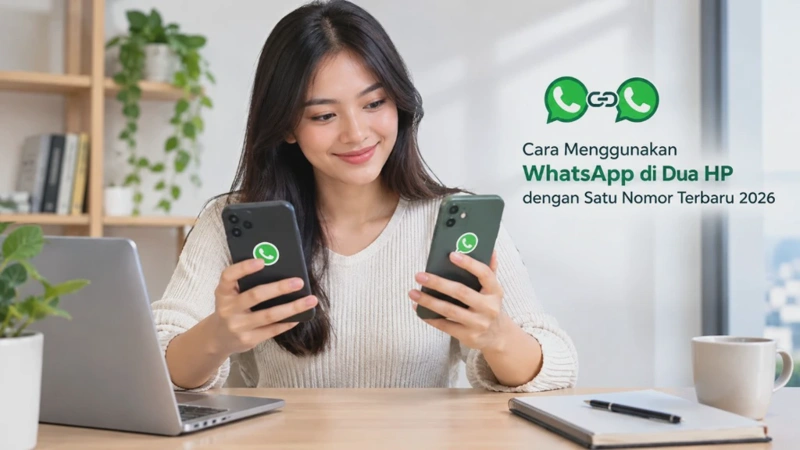 Cara Menggunakan WhatsApp di Dua HP dengan Satu Nomor Terbaru 2026