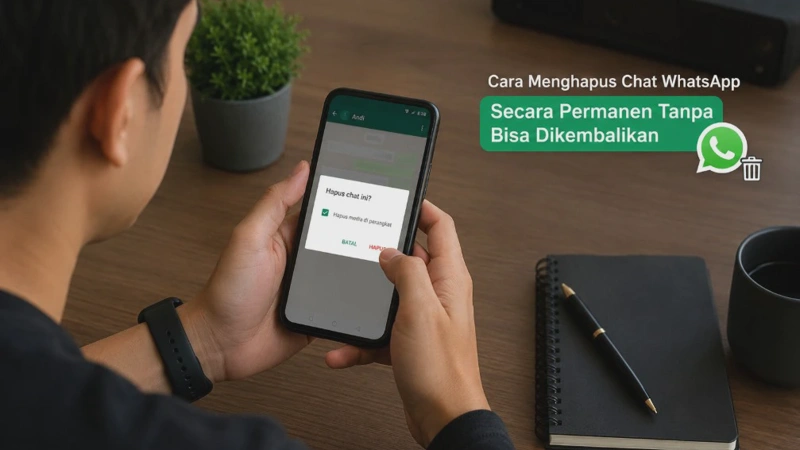 Cara Menghapus Chat WhatsApp Secara Permanen Tanpa Bisa Dikembalikan