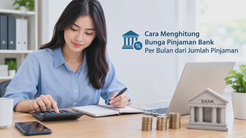Cara Menghitung Bunga Pinjaman Bank Per Bulan dari Jumlah Pinjaman