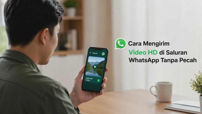 Cara Mengirim Video HD di Saluran WhatsApp Tanpa Pecah