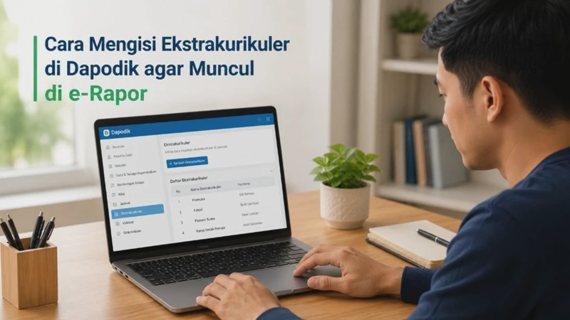 Cara Mengisi Ekstrakurikuler di Dapodik agar Muncul di e-Rapor
