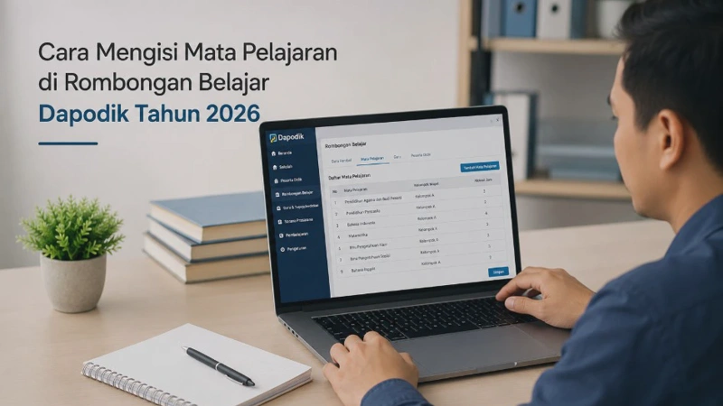 Cara Mengisi Mata Pelajaran di Rombongan Belajar Dapodik Tahun 2026