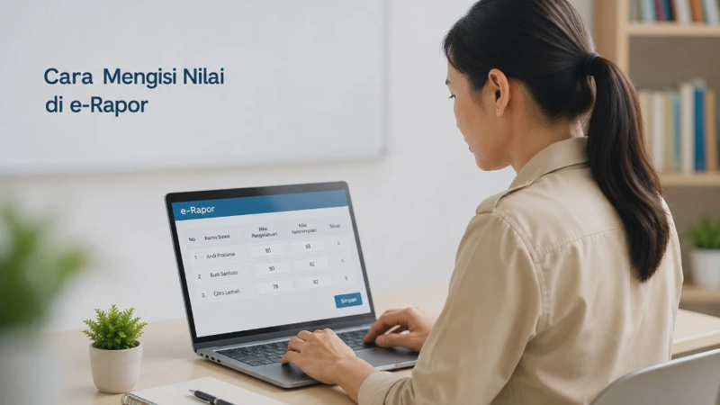 Cara Mengisi Nilai di e-Rapor Kurikulum Merdeka dengan Mudah