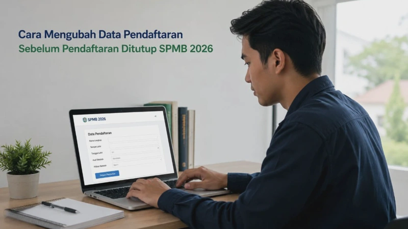 Cara Mengubah Data Pendaftaran Sebelum Pendaftaran Ditutup SPMB 2026
