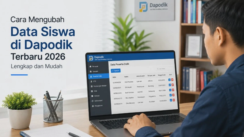 Cara Mengubah Data Siswa di Dapodik Terbaru 2026 Lengkap dan Mudah