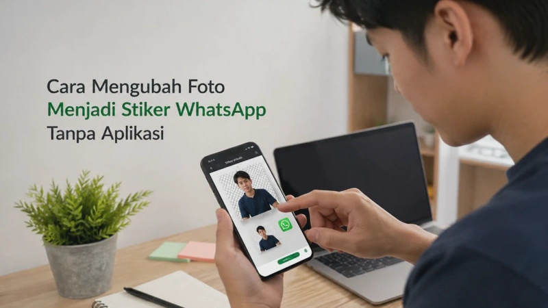 Cara Mengubah Foto Menjadi Stiker WhatsApp Tanpa Aplikasi
