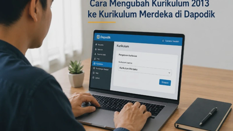 Cara Mengubah Kurikulum 2013 ke Kurikulum Merdeka di Dapodik