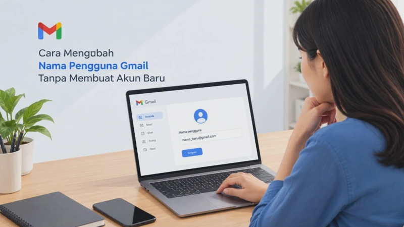 Cara Mengubah Nama Pengguna Gmail Tanpa Membuat Akun Baru