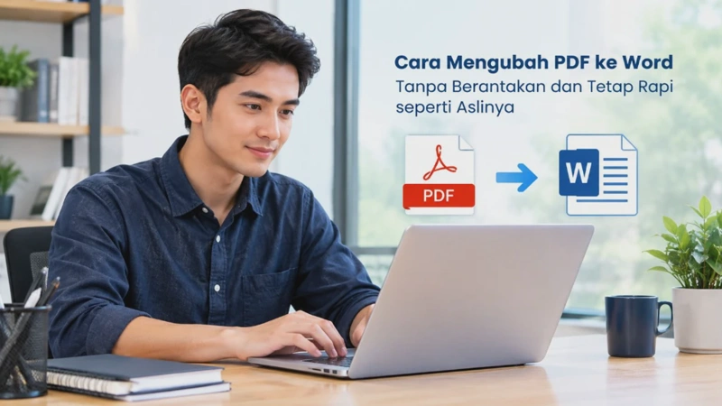 Cara Mengubah PDF ke Word Tanpa Berantakan dan Tetap Rapi seperti Aslinya