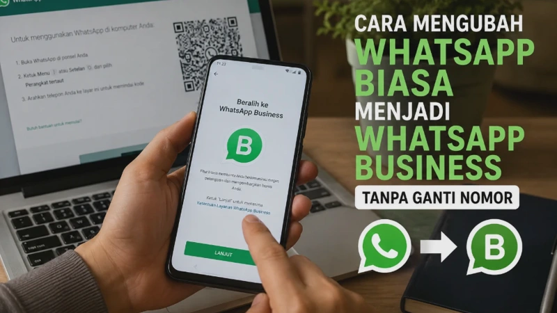 Cara Mengubah WhatsApp Biasa Menjadi WhatsApp Business Tanpa Ganti Nomor