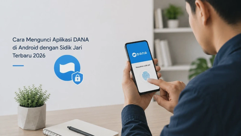Cara Mengunci Aplikasi DANA di Android dengan Sidik Jari Terbaru 2026