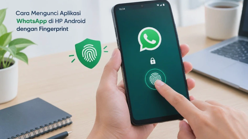Cara Mengunci Aplikasi WhatsApp di HP Android dengan Fingerprint
