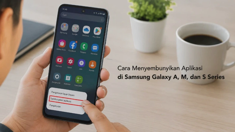 Cara Menyembunyikan Aplikasi di Samsung Galaxy A, M, dan S Series