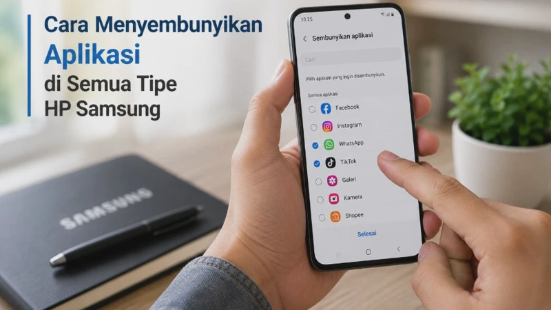 Cara Menyembunyikan Aplikasi di Semua Tipe HP Samsung Tanpa Aplikasi Tambahan