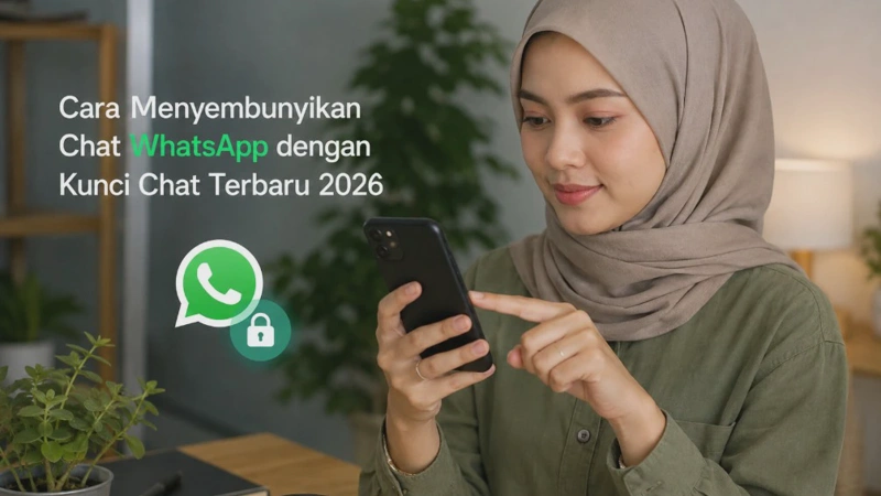 Cara Menyembunyikan Chat WhatsApp dengan Kunci Chat Terbaru 2026