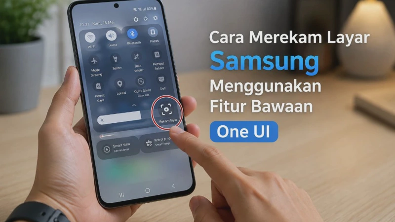 Cara Merekam Layar Samsung Menggunakan Fitur Bawaan One UI