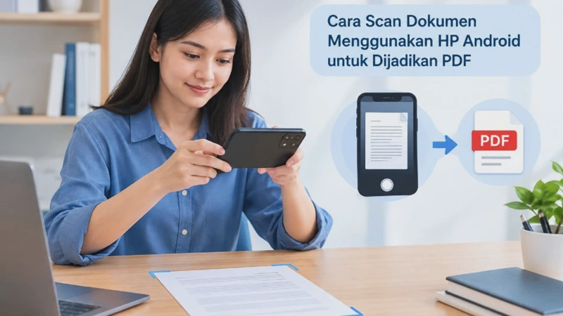 Cara Scan Dokumen Menggunakan HP Android untuk Dijadikan PDF