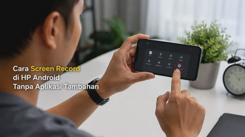 Cara Screen Record di HP Android Tanpa Aplikasi Tambahan