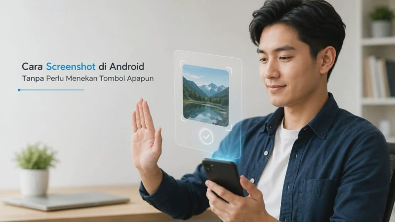 Cara Screenshot di Android Tanpa Perlu Menekan Tombol Apapun