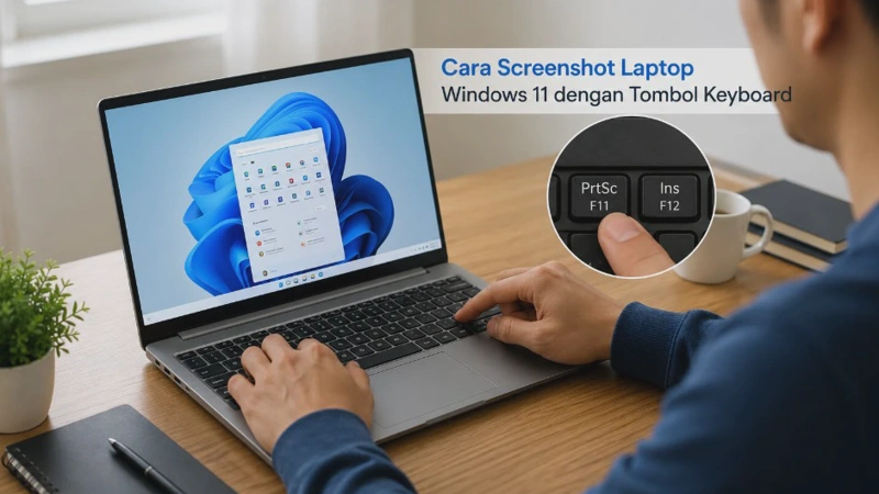 Cara Screenshot Laptop Windows 11 dengan Tombol Keyboard