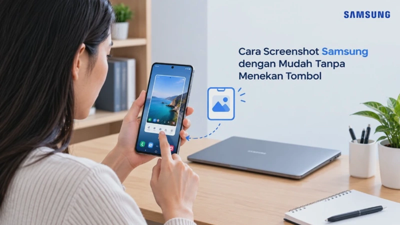 Cara Screenshot Samsung dengan Mudah Tanpa Menekan Tombol
