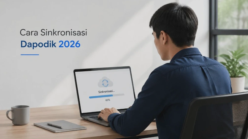 Cara Sinkronisasi Dapodik 2026 Versi Terbaru Lengkap untuk Operator Sekolah