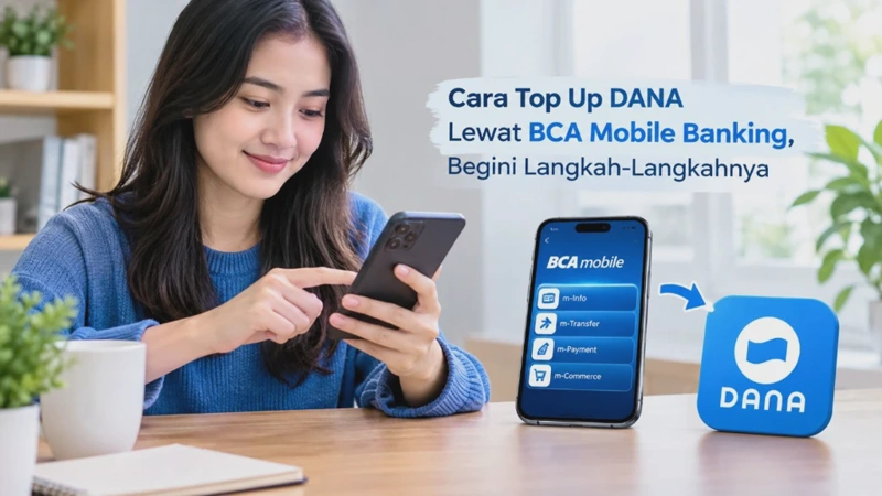 Cara Top Up DANA Lewat BCA Mobile Banking, Begini Langkah-Langkahnya