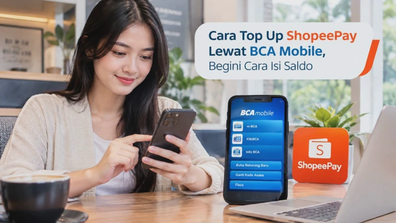 Cara Top Up ShopeePay Lewat BCA Mobile, Begini Cara Isi Saldo