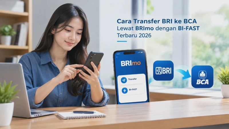 Cara Transfer BRI ke BCA Lewat BRImo dengan BI-FAST Terbaru 2026